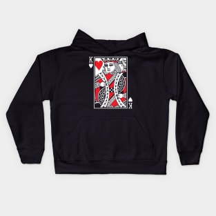 King Of Hearts halloween couple Kids Hoodie